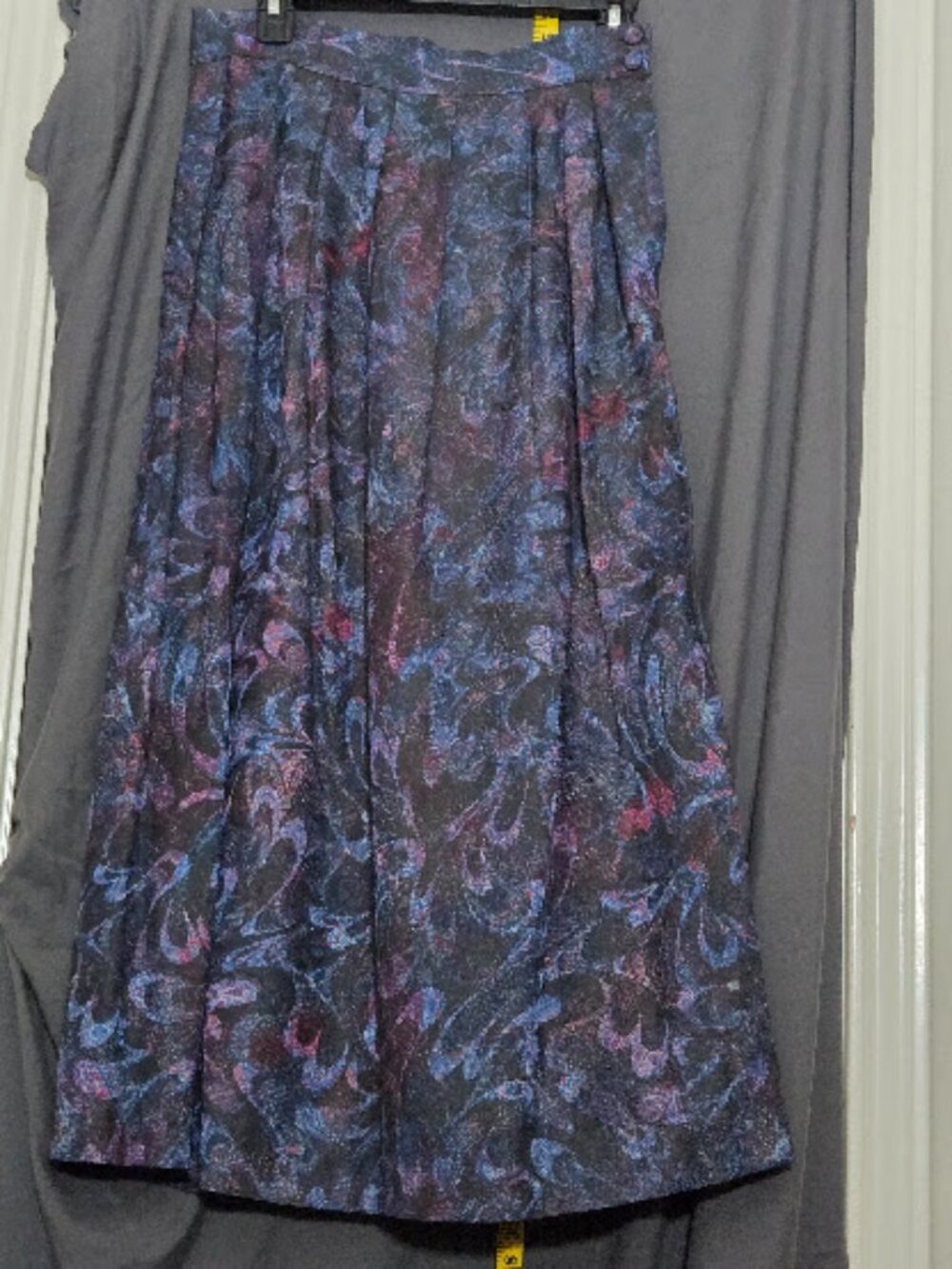 Worthington Paisley Maxi Skirt Womens Size 12 Boho Flowy